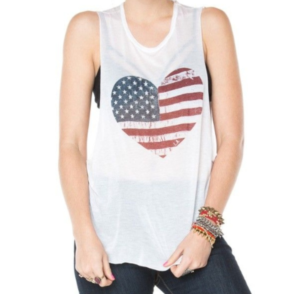 Brandy Melville Flag Tank